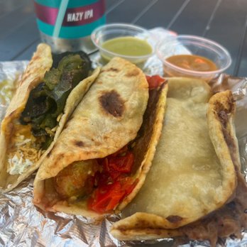 Redheaded Stranger - Three Tacos - #8, #6 and #4 - left to right. - Tacos Near Me - Nashville, Tennessee Redheaded Stranger - Three Tacos - #8, #6 and #4 - left to right. - Tacos Near Me - Nashville, Tennessee