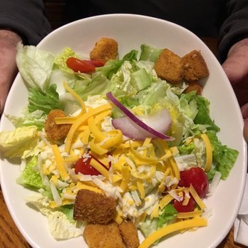 Outback Steakhouse - House Salad with blue cheese dressing for DH - Steakhouses Near Me - Colonie, New York Outback Steakhouse - House Salad with blue cheese dressing for DH - Steakhouses Near Me - Colonie, New York