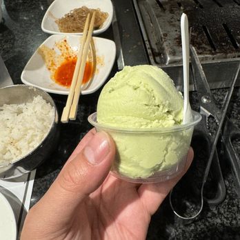 BBQ Stop - Green Tea Ice cream (included with the meal) - Korean Near Me - Diamond Bar, California BBQ Stop - Green Tea Ice cream (included with the meal) - Korean Near Me - Diamond Bar, California