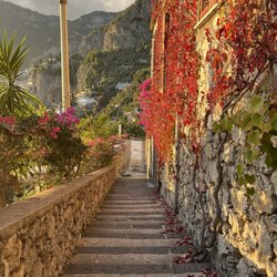 Path Of The Gods - Part of the stairs down from Nocelle to Positano