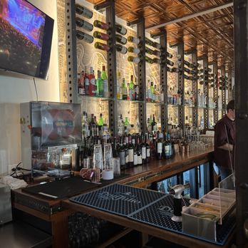 Dilworth Tasting Room - Back splash of bar - Bars Near Me - Charlotte, North Carolina