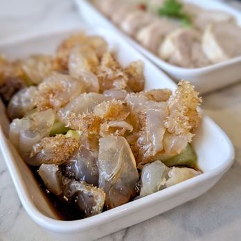 Dinesty Dumpling House - Cold Wined Boneless Chicken 花雕醉雞 Cold Jelly Fish on Cucumber 脆瓜海蜇頭 - Dim Sum Near Me - Richmond, British Columbia Dinesty Dumpling House - Cold Wined Boneless Chicken 花雕醉雞 Cold Jelly Fish on Cucumber 脆瓜海蜇頭 - Dim Sum Near Me - Richmond, British Columbia