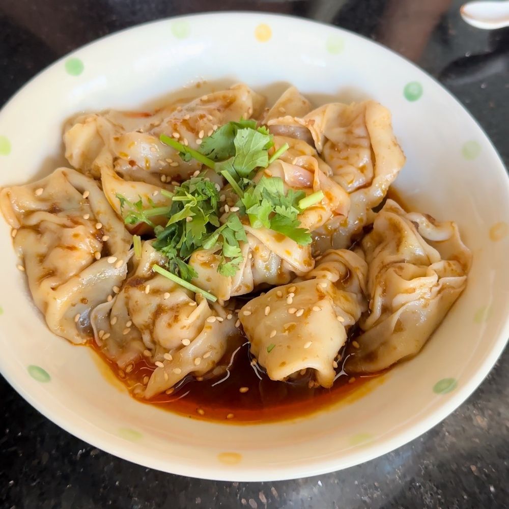 Dim Sum Dumpling House - Wonton in chili oil - Dim Sum Near Me - Alhambra, California Dim Sum Dumpling House - Wonton in chili oil - Dim Sum Near Me - Alhambra, California