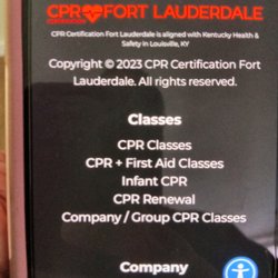 CPR Certification Fort Lauderdale