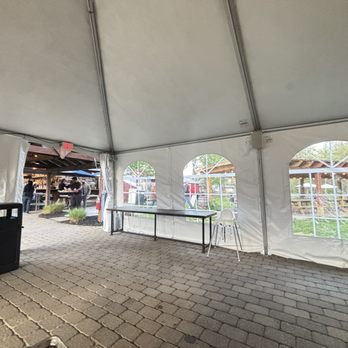 The Stirling Hotel - Outdoor tent area - New American Near Me - Stirling, New Jersey