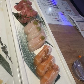 Aikan Sushi & Ramen - Bluefin Toro, Yellowtail Toro, and Salmon Toro - Sushi Bars Near Me - Burbank, California Aikan Sushi & Ramen - Bluefin Toro, Yellowtail Toro, and Salmon Toro - Sushi Bars Near Me - Burbank, California