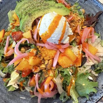 Mendocino Farms - Summer peach salad - Salad Near Me - Sherman Oaks, California Mendocino Farms - Summer peach salad - Salad Near Me - Sherman Oaks, California