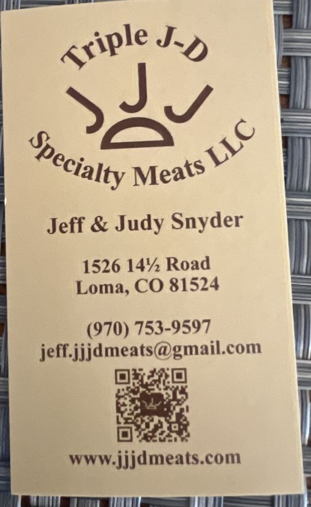 TRIPLE JD SPECIALTY MEAT Logo