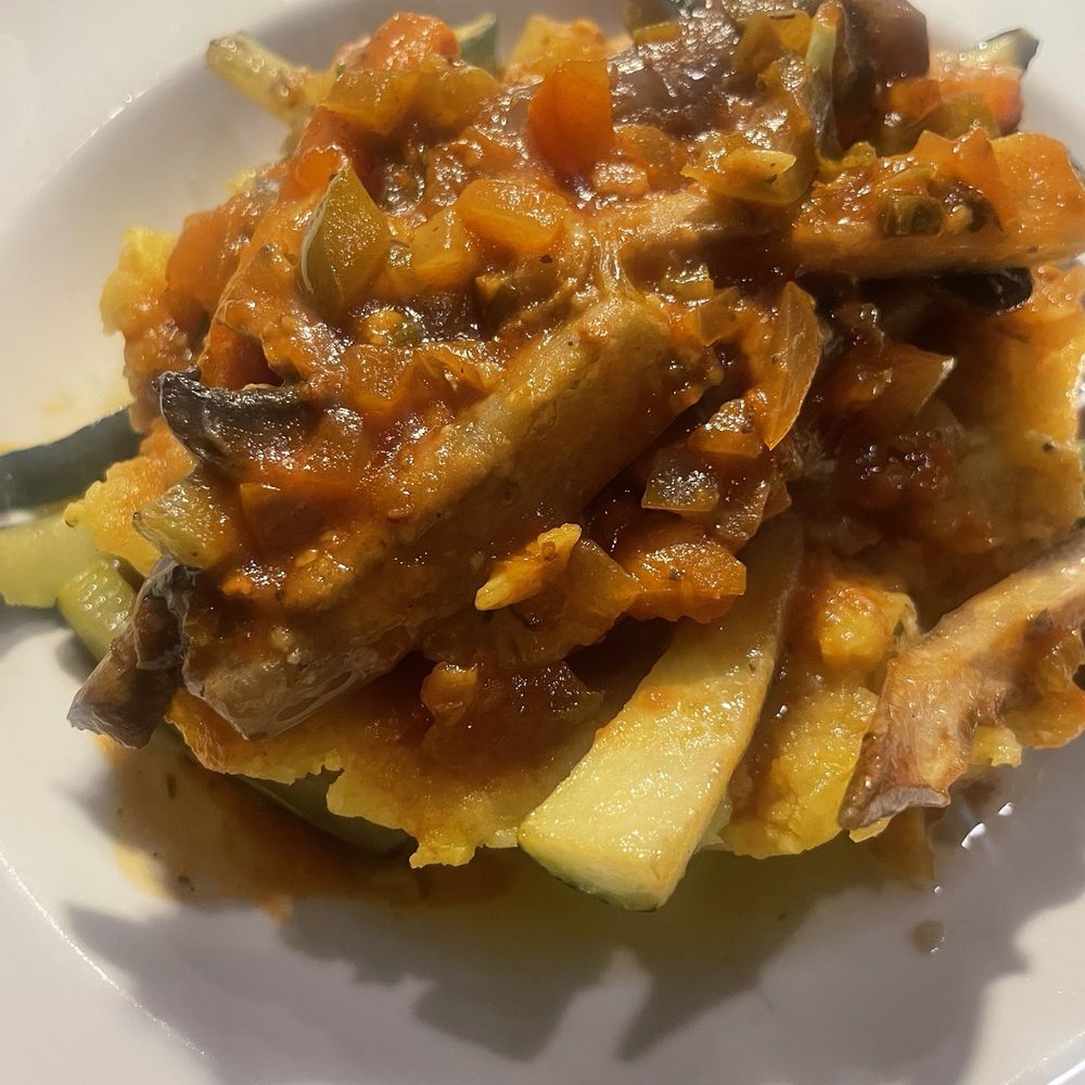 Rustica Ristorante - The vegetable mofongo with creole sauce. - Italian Near Me - San Juan, Puerto Rico Rustica Ristorante - The vegetable mofongo with creole sauce. - Italian Near Me - San Juan, Puerto Rico