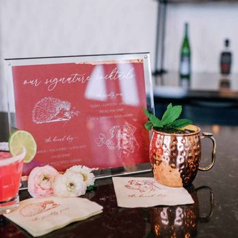 Sugar Pear Design - wedding signature cocktail men & custom beverage napkins - Graphic Design Near Me Sugar Pear Design - wedding signature cocktail men & custom beverage napkins - Graphic Design Near Me