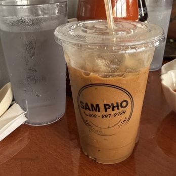 Sam Pho - Vietnamese iced coffee with condensed milk - Vietnamese Near Me - Wahiawa, Hawaii