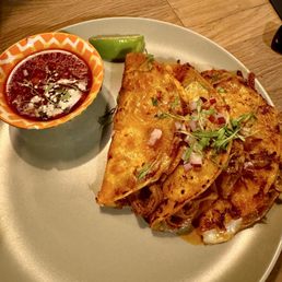 Birria tacos were