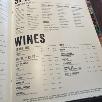 Yard House - Drinks menu - Bars Near Me - Pasadena, California