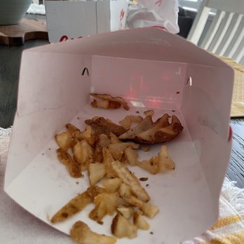 Chick-fil-A - lots of tiny bits:( - Fast Food Near Me - Sacramento, California Chick-fil-A - lots of tiny bits:( - Fast Food Near Me - Sacramento, California
