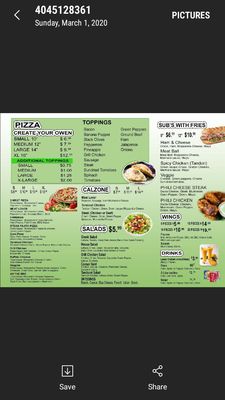 Menu photo 5 AZ pizza Marietta, GA