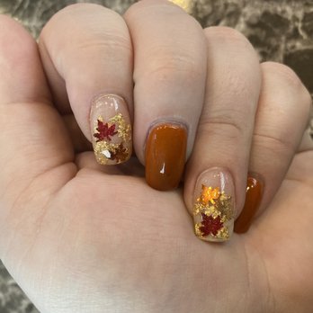 LV Nails - Fall Nails - Nail Technicians Near Me - Georgetown, Texas