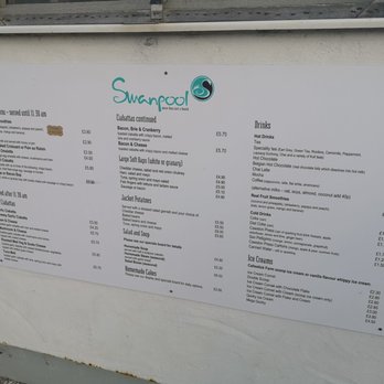Swanpool Beach Cafe - Drink menu - Cafes Near Me - Falmouth, CON Swanpool Beach Cafe - Drink menu - Cafes Near Me - Falmouth, CON
