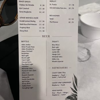 Copa - Wine/beer menu - Breakfast & Brunch Near Me - Gonzales, Louisiana