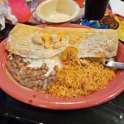 Hunter's Mexican Cantina and Grill - Texas grande chimichanga