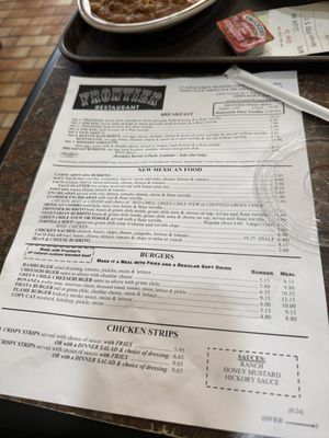 Menu photo 2 Frontier Albuquerque, NM