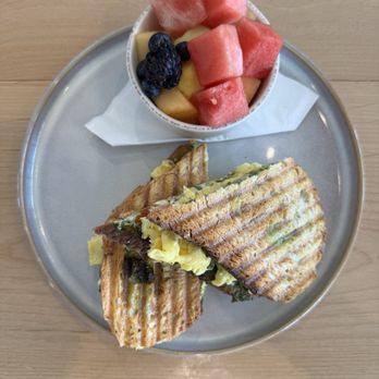 Mychal's Cafe - Pesto panini. - Coffee & Tea Near Me - Redondo Beach, California Mychal's Cafe - Pesto panini. - Coffee & Tea Near Me - Redondo Beach, California