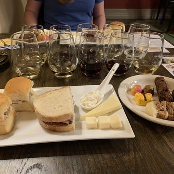 Little Washington Winery - Salmon, chicken and roast beef sandwich. Variety of cheeses and desserts. - Wineries Near Me - Washington, Virginia
