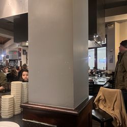 Tokyo Japanese Steak House - This is where 3 of us would've sat and the other side of the pole is where the other 3 were going to have to sit.