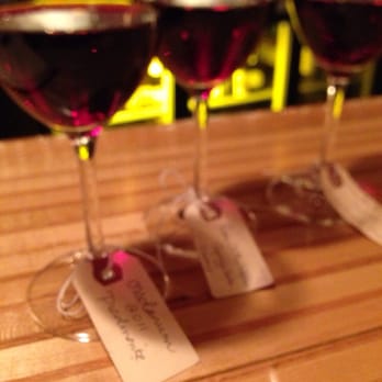 Etcetera Wine Bar - The sopranos flight. Blurry. - Wine Bars Near Me - San Francisco, California