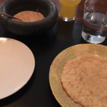 Pineapple & Pearls - Oaxacan White Mole with Fresh Tortilla -- the least impressive looking but maybe the most impressive tasting course - New American Near Me - Washington, DC, District of Columbia