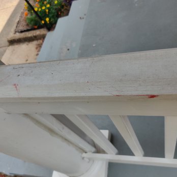 Tim Hitt Painting - small spillage on porch railing - Painters Near Me Tim Hitt Painting - small spillage on porch railing - Painters Near Me