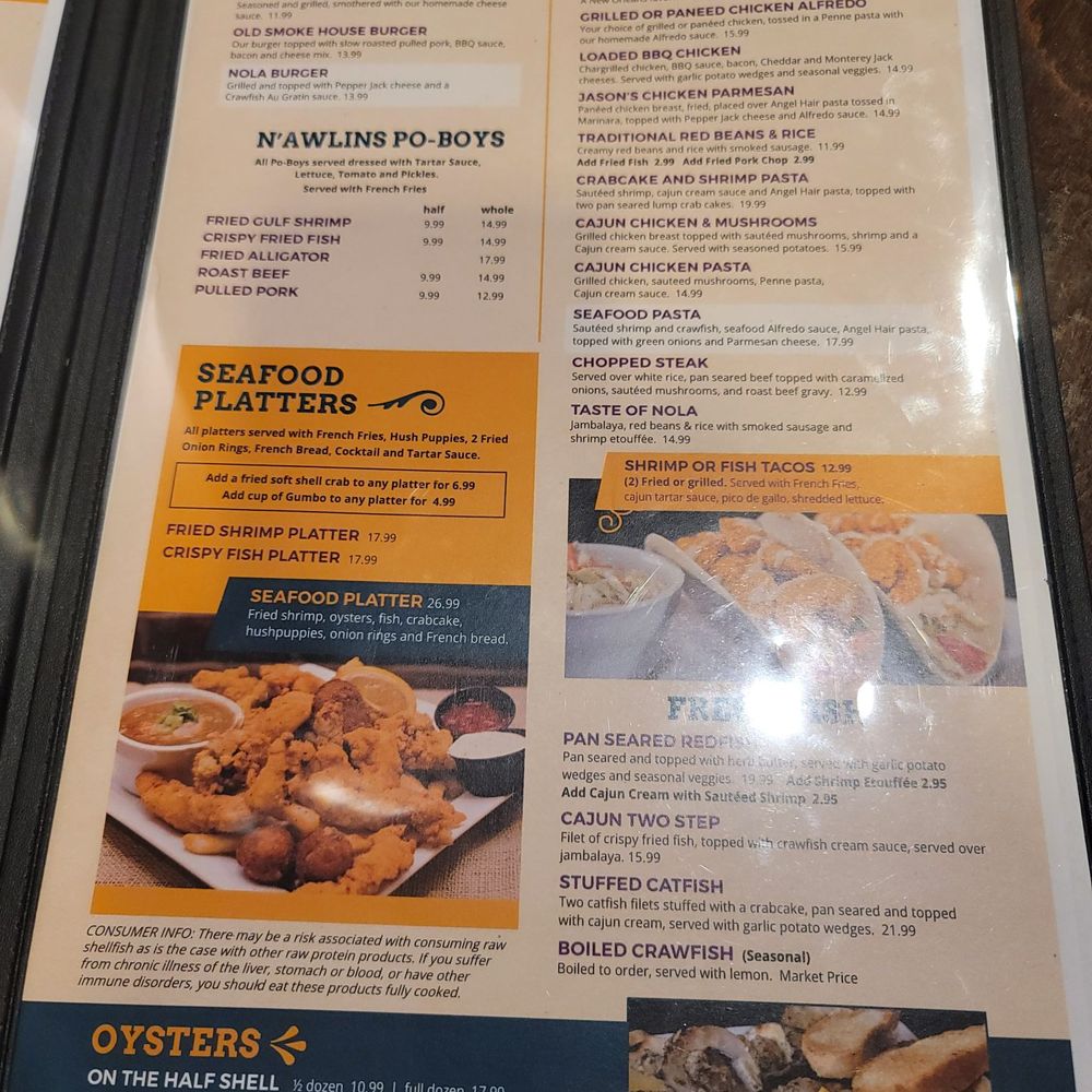 Nola Southern Grill - Menu - New American Near Me - Slidell, Louisiana Nola Southern Grill - Menu - New American Near Me - Slidell, Louisiana