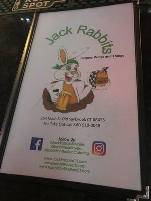 Menu photo 2 Rabbit Hole Tavern Old Saybrook, CT Menu photo 2 Rabbit Hole Tavern Old Saybrook, CT