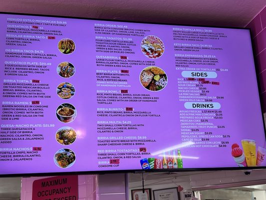 Menu photo 5 La Mini Birrieria Sacramento, CA