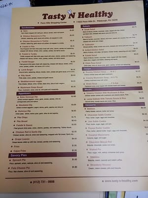 Menu photo 2 Tasty N Healthy Pittsburgh, PA Menu photo 2 Tasty N Healthy Pittsburgh, PA