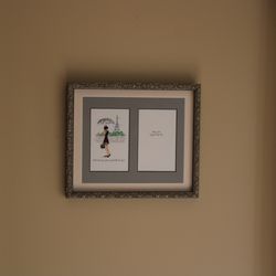 Creative Custom Framing - Just a greeting card, now it's just a touch prettier!