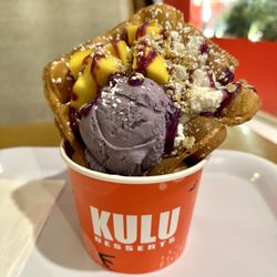 Ube Ube Bubble Waffle