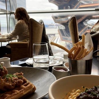 Queensyard - Chicken and waffles, Mac and cheese - Modern European Near Me - New York, New York Queensyard - Chicken and waffles, Mac and cheese - Modern European Near Me - New York, New York
