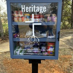 Heritage Church - Our blessing box on Rucker BLVD