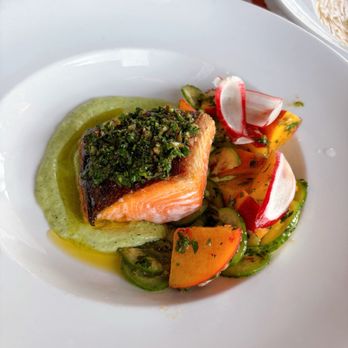 Fishing With Dynamite - Pan Seared King Salmon - Seafood Near Me - Manhattan Beach, California
