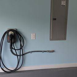 Waverider Electric & Automation - EV Charger Level 2 Installed In garage at residence