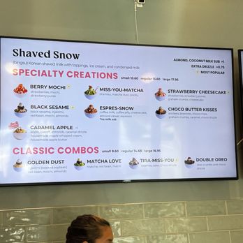 Snowtime - Menu - Desserts Near Me - Campbell, California Snowtime - Menu - Desserts Near Me - Campbell, California