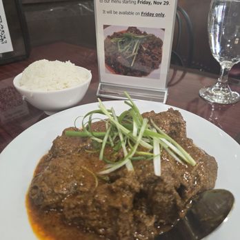 Uncle Chin's Kitchen - Malaysian Beef Rendang, available only on Friday. - Malaysian Near Me - Katy, Texas