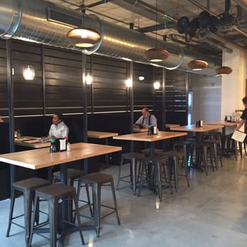 Kippo Ramen - Seating area, there's several larger tables to the right unpictured where larger groups can sit on stools - Ramen Near Me - Baltimore, Maryland