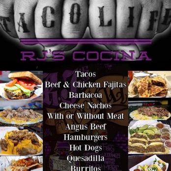 RJ’sCocina - a menu for a restaurant - Food Trucks Near Me - Grand Prairie, Texas RJ’sCocina - a menu for a restaurant - Food Trucks Near Me - Grand Prairie, Texas