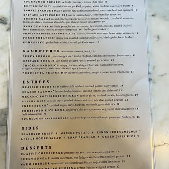 Percy - Menu - Desserts Near Me - Boise, Idaho Percy - Menu - Desserts Near Me - Boise, Idaho