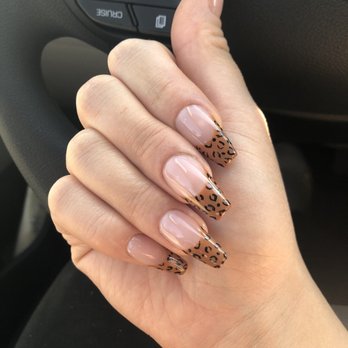 Blooming Nail Bar - Gel x with design - Nail Salons Near Me - Burbank, California