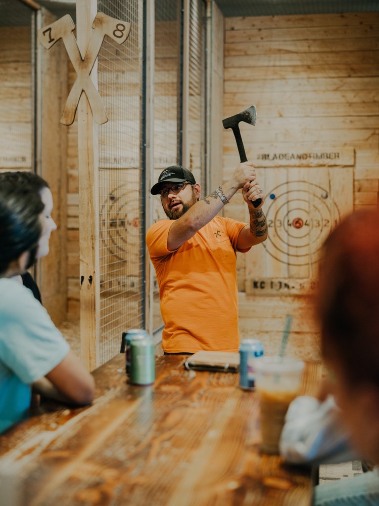 Blade & Timber Axe Throwing Portland, Portland Roadtrippers