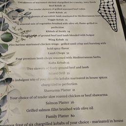Menu Menu