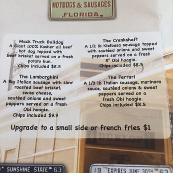 Obi's Fillin Station - Menu - American Near Me - Saint Augustine, Florida