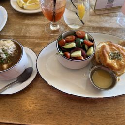 Gumbo and Confit Chicken Sandwich! Gumbo and Confit Chicken Sandwich!